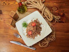 гречка з маслом або шкварками 150 г